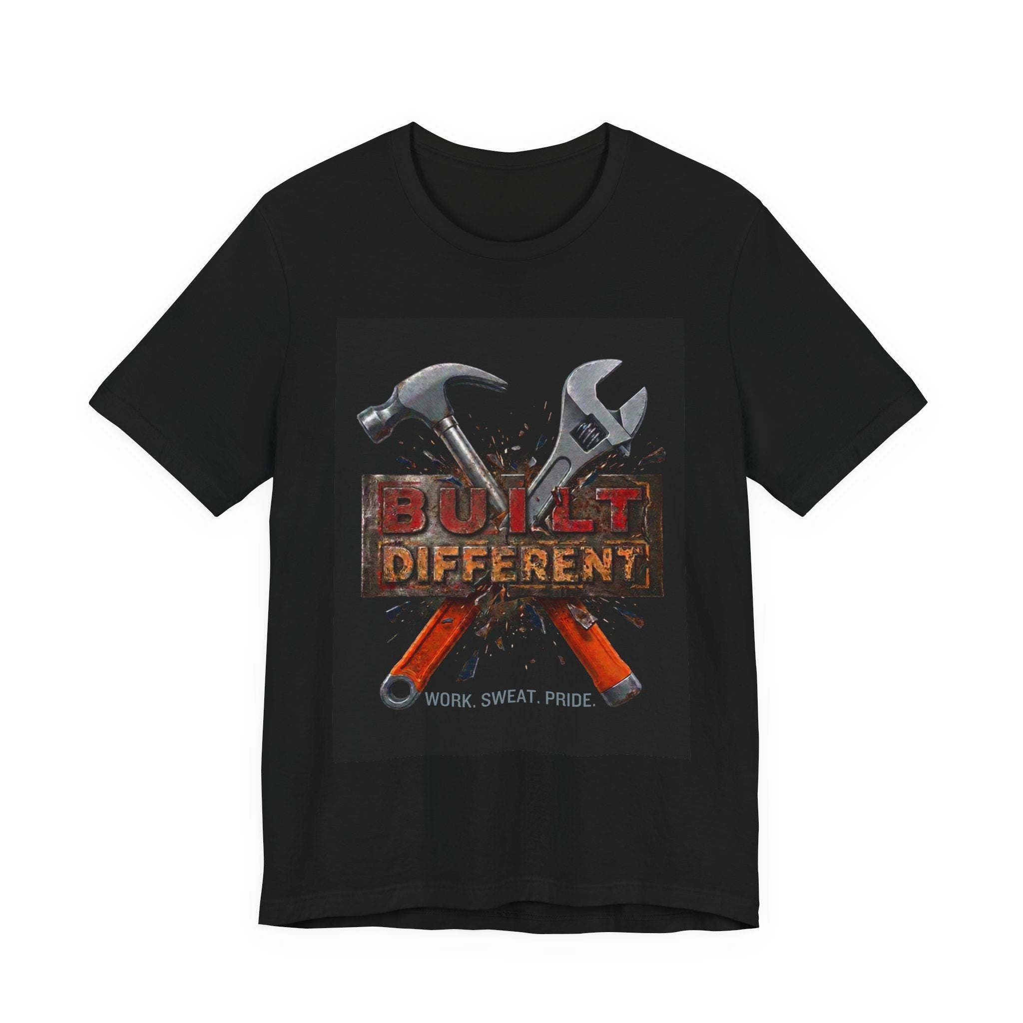 Built Different Tools T-Shirt — Work Sweat Pride Mechanic Tee