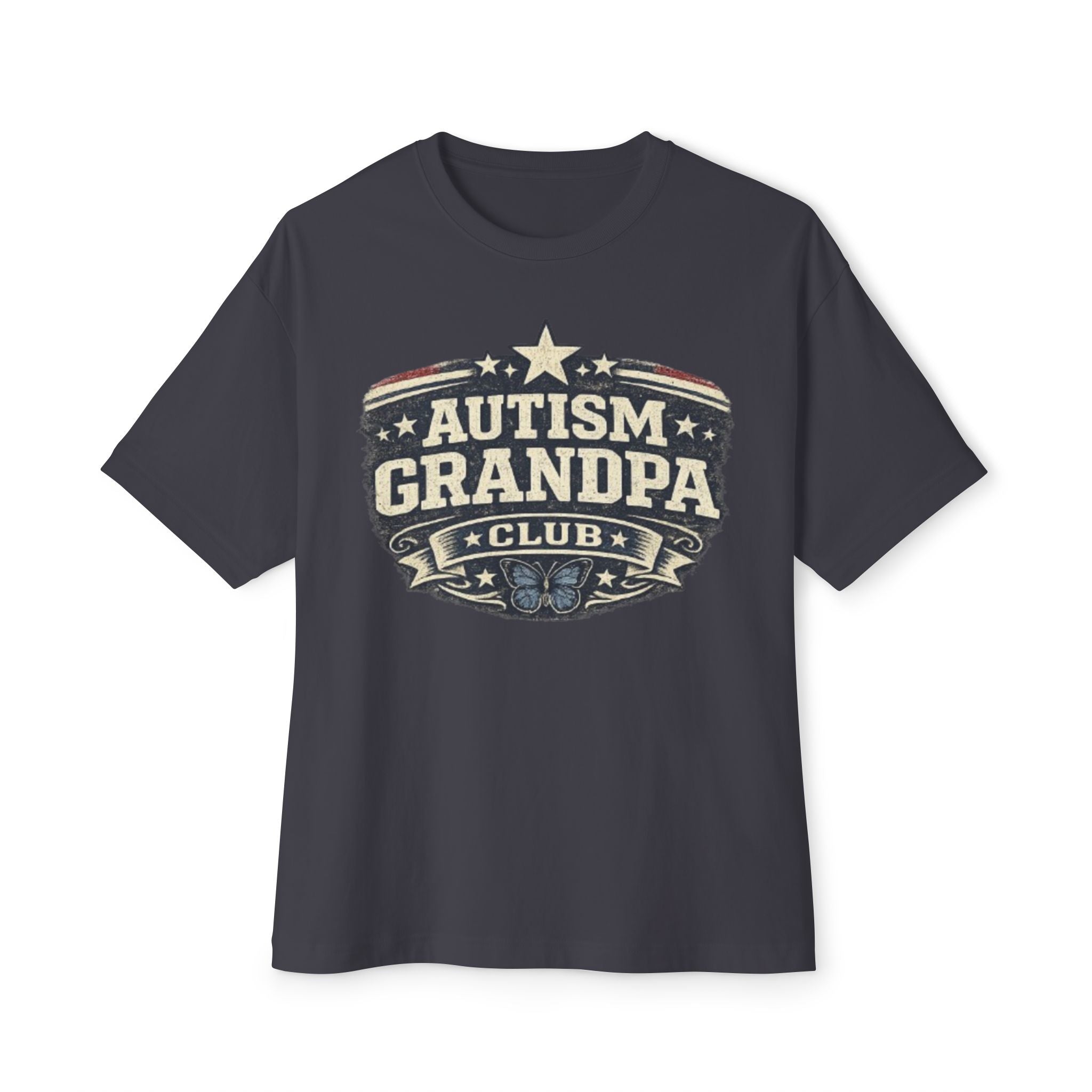 Autism Grandpa Club Tee — Vintage-Inspired Grandfather Pride T-Shirt
