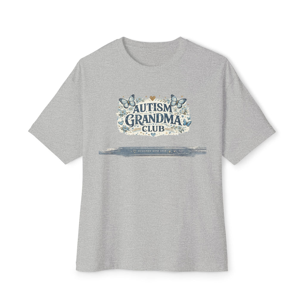 Autism Grandma Club Tee — Floral Butterfly Grandma Shirt