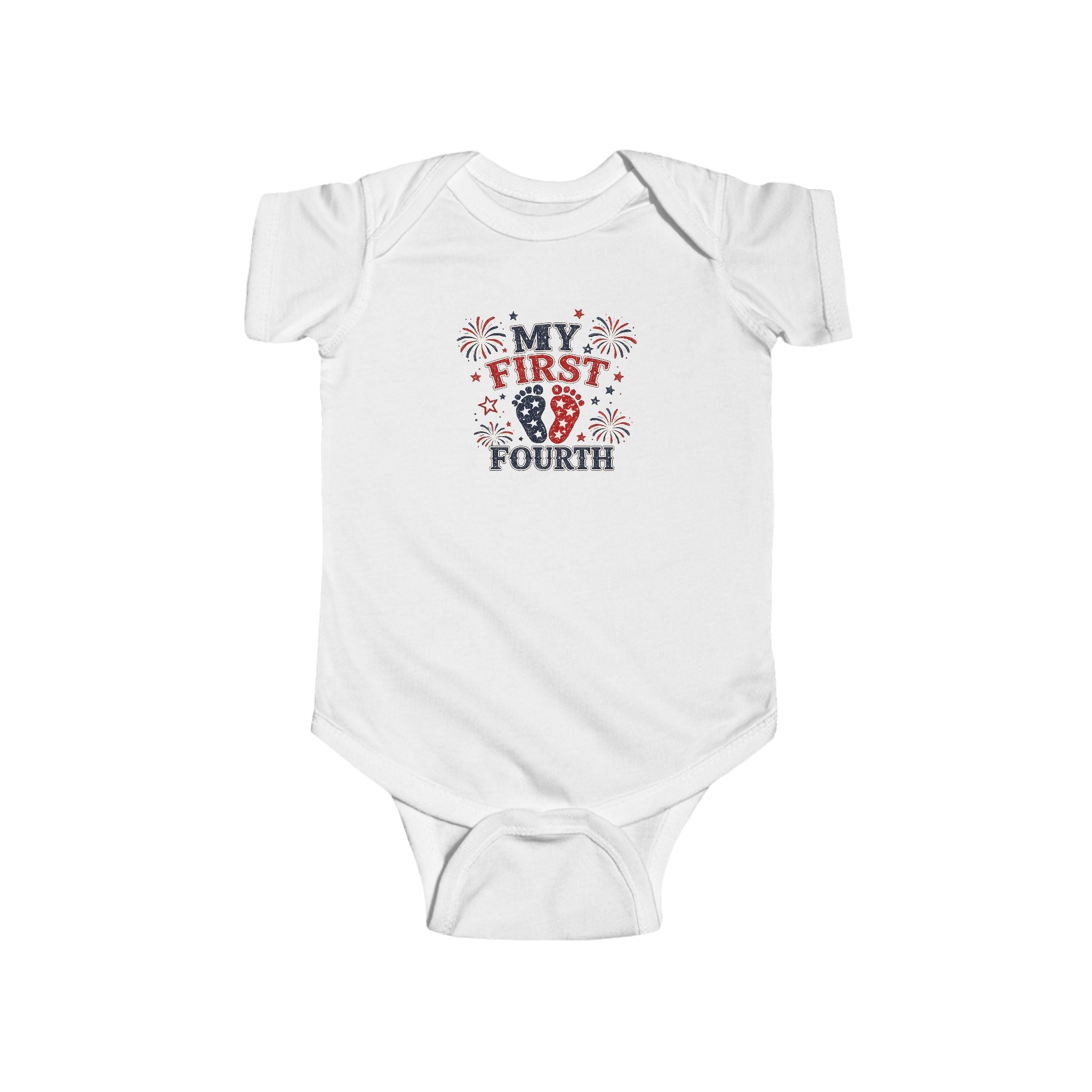 My First Fourth Baby Bodysuit - 4th of July Infant Onesie