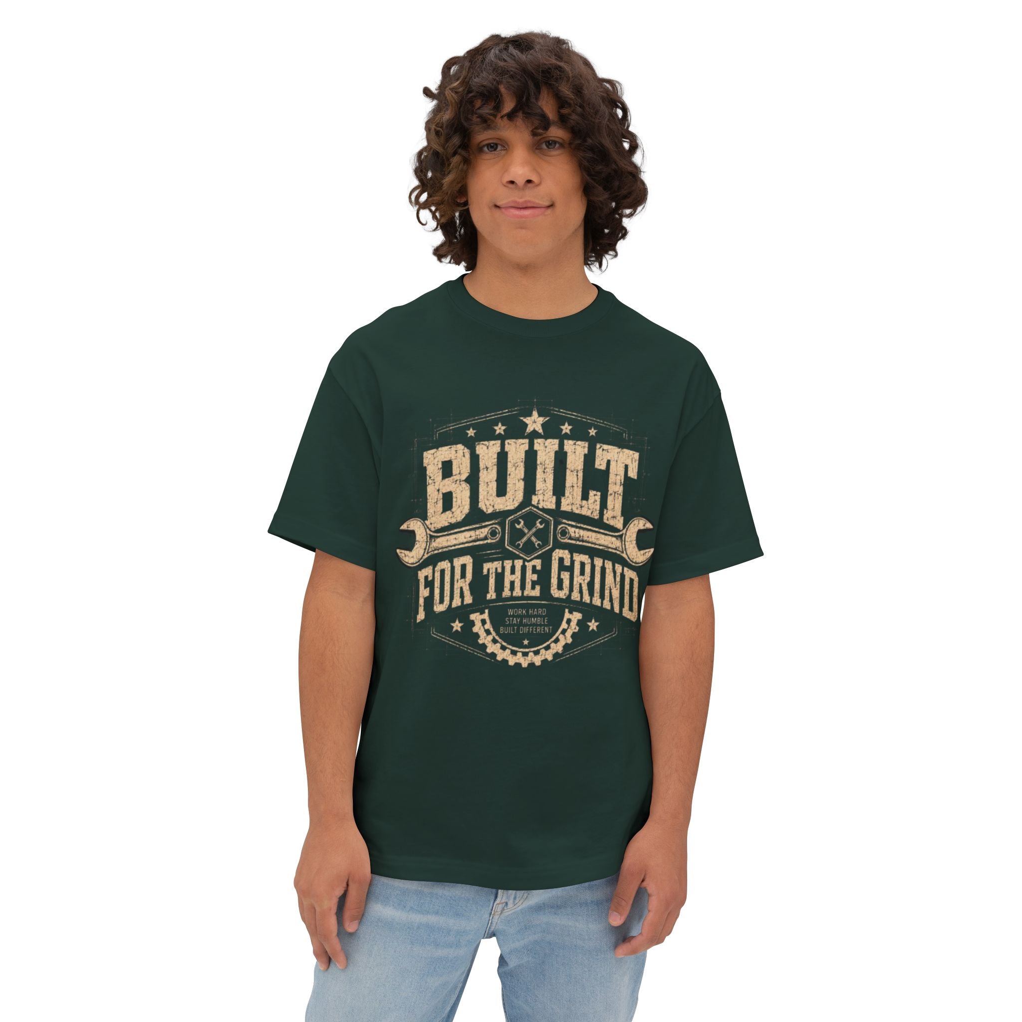 Built for the Grind Tee – Vintage Mechanic Workwear T-Shirt