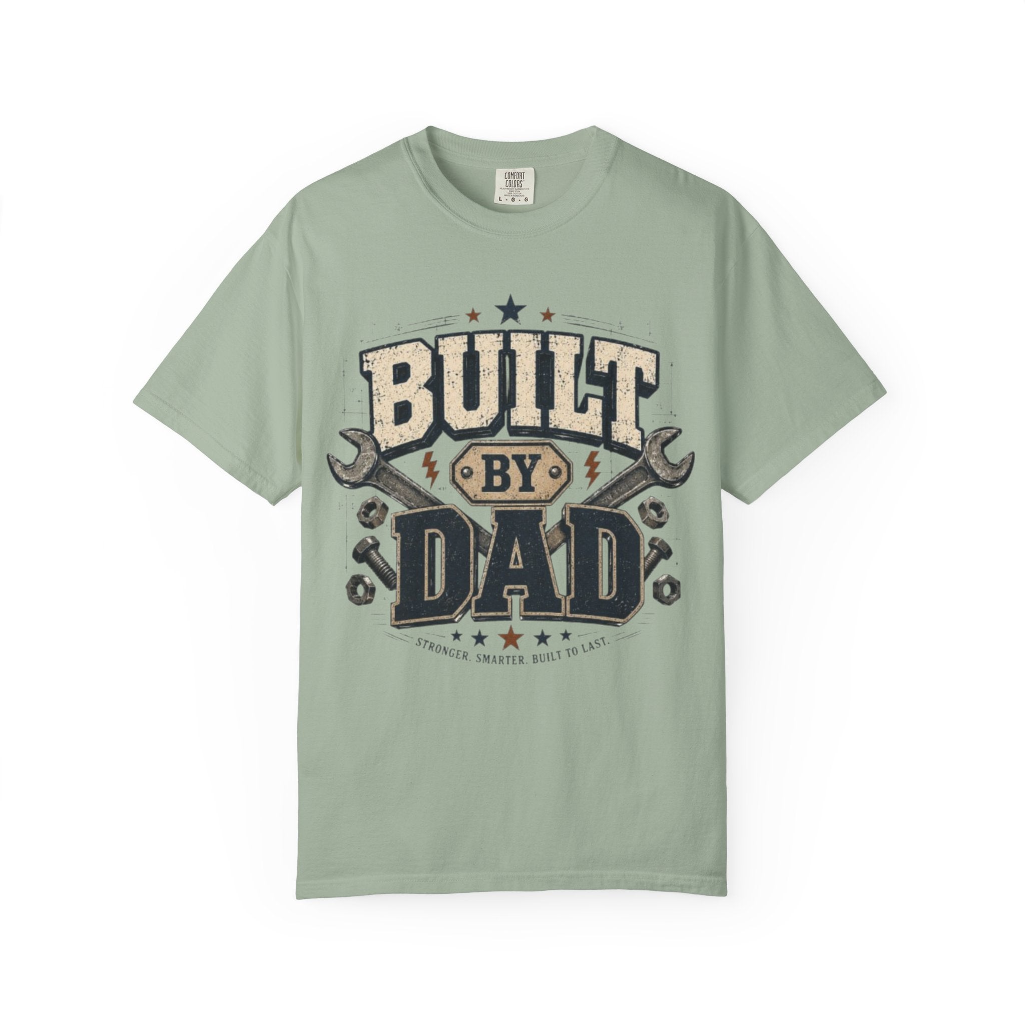 Built By Dad T-Shirt — Father's Day Gift, Vintage Tool Graphic Tee