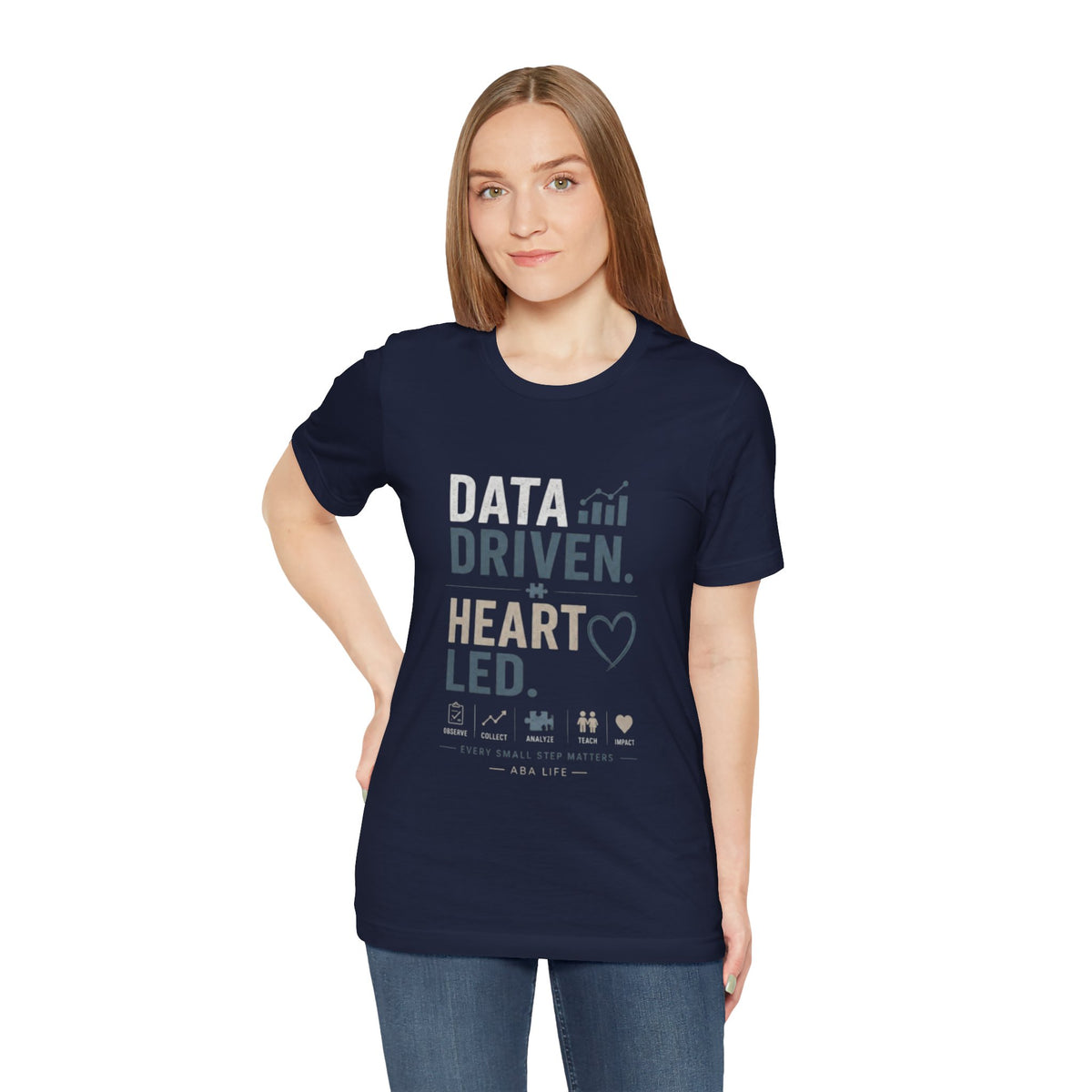Data Driven, Heart Led T-Shirt — Inspirational Tech & Leadership Tee
