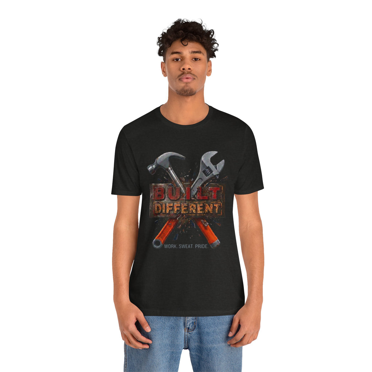 Built Different Tools T-Shirt — Work Sweat Pride Mechanic Tee