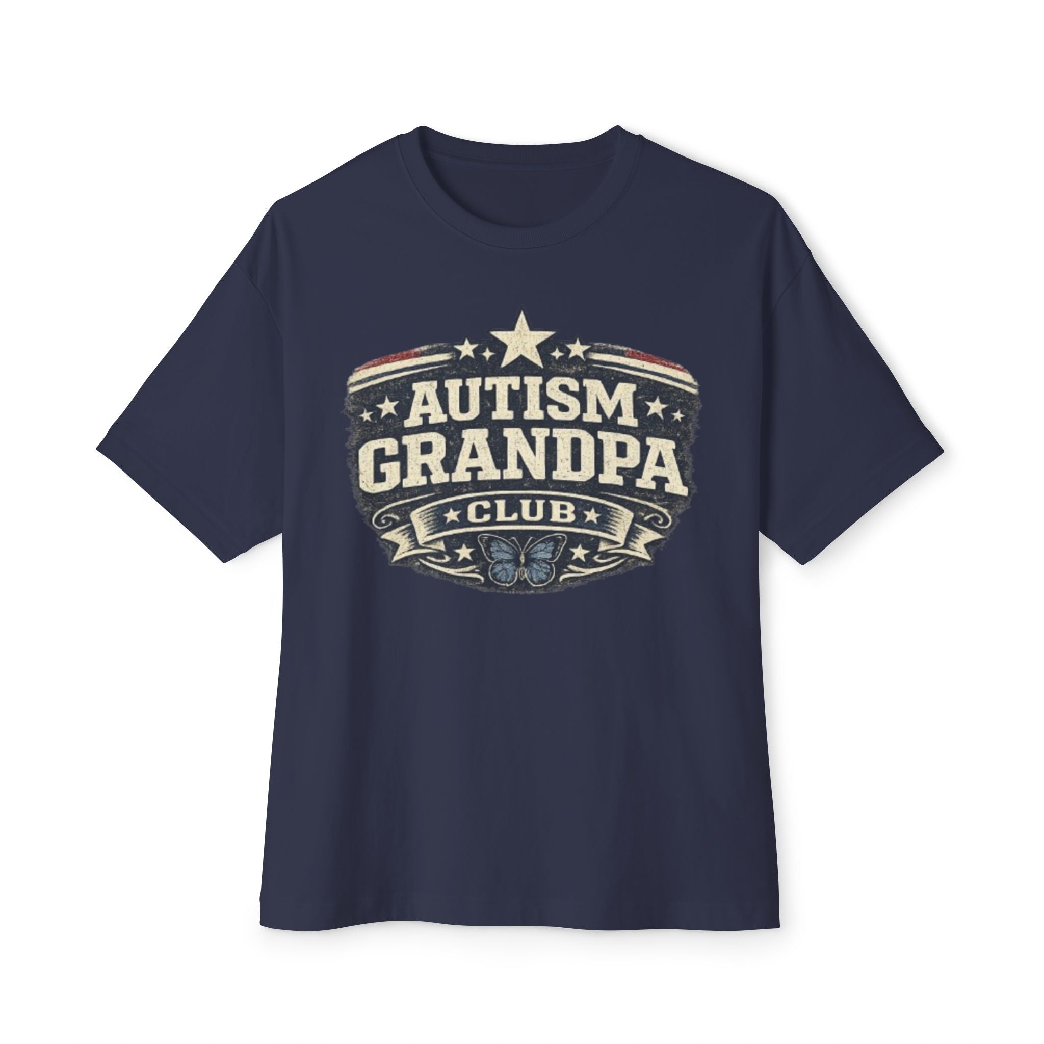 Autism Grandpa Club Tee — Vintage-Inspired Grandfather Pride T-Shirt