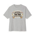 Powered by Coffee & Patience T‑Shirt — Funny Coffee Lover Tee