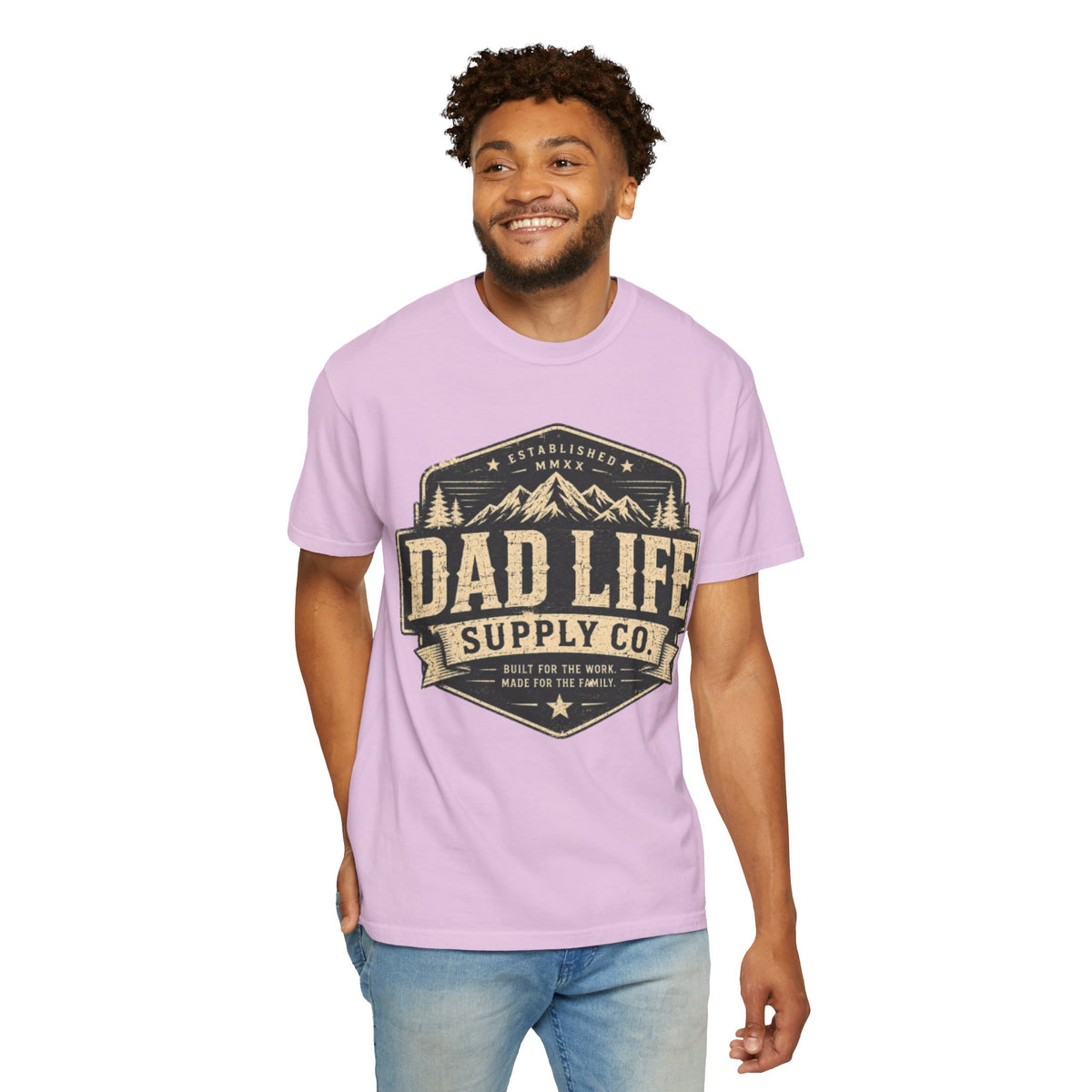 Dad Life Supply Co. T-Shirt — Vintage Outdoor Fathers Day Tee