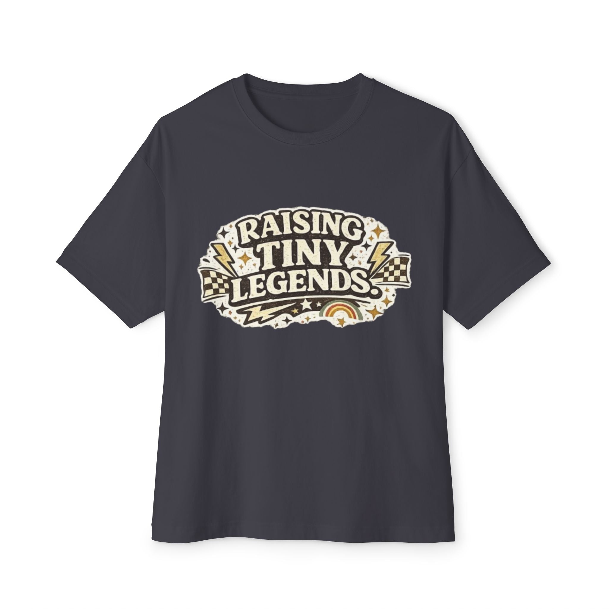 Raising Tiny Legends Tee — Retro Kids Parent Graphic T-Shirt