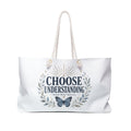 Weekender Bag — "Choose Understanding" Inspirational Travel Tote