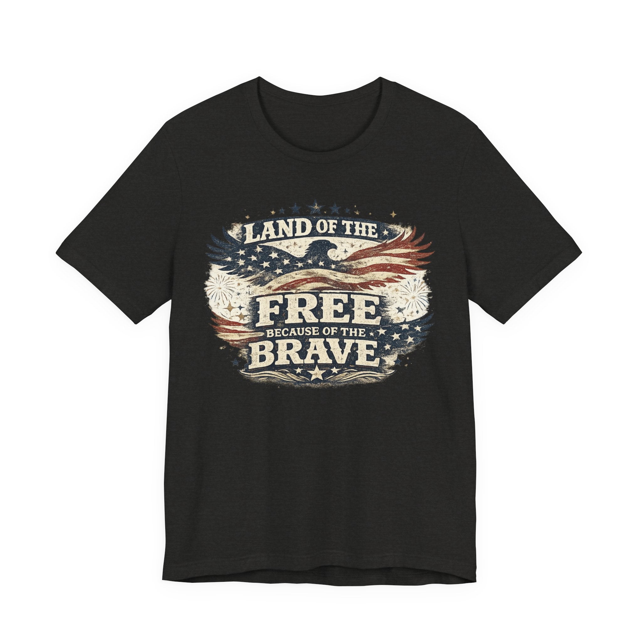 Patriotic 'Land of the Free Because of the Brave' T-Shirt