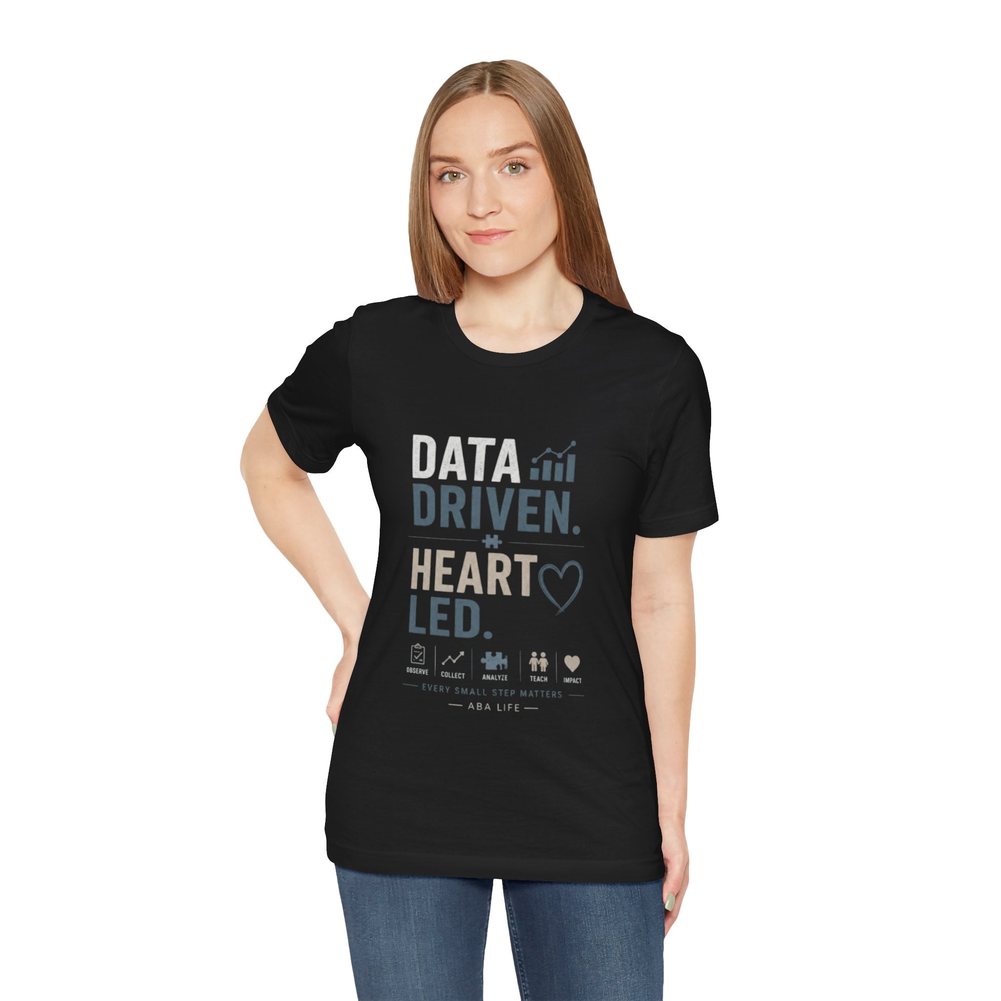 Data Driven, Heart Led T-Shirt — Inspirational Tech & Leadership Tee