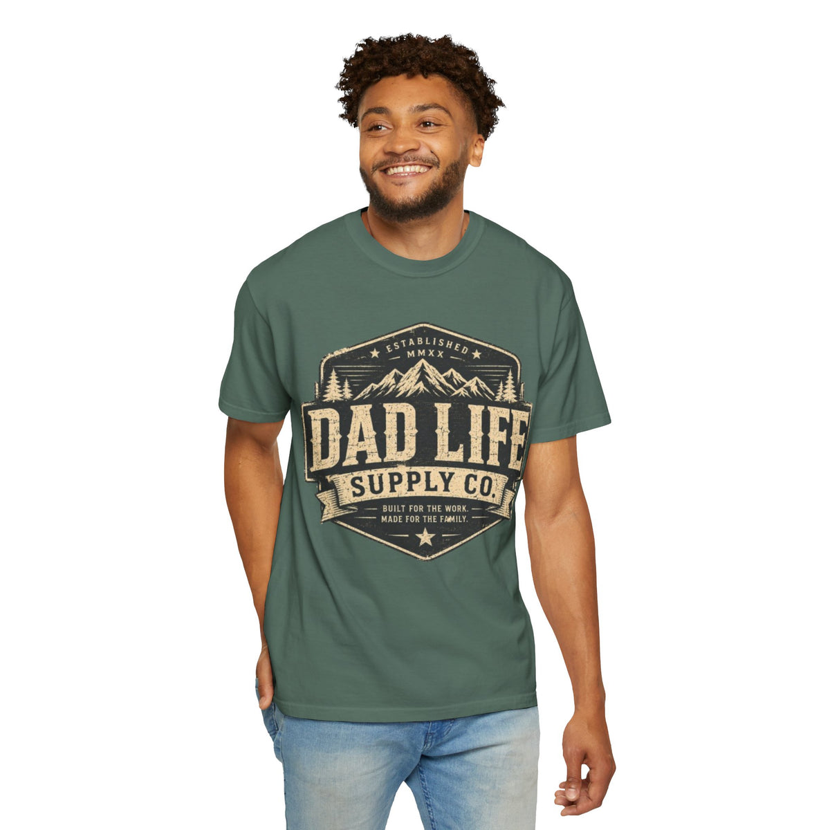 Dad Life Supply Co. T-Shirt — Vintage Outdoor Fathers Day Tee
