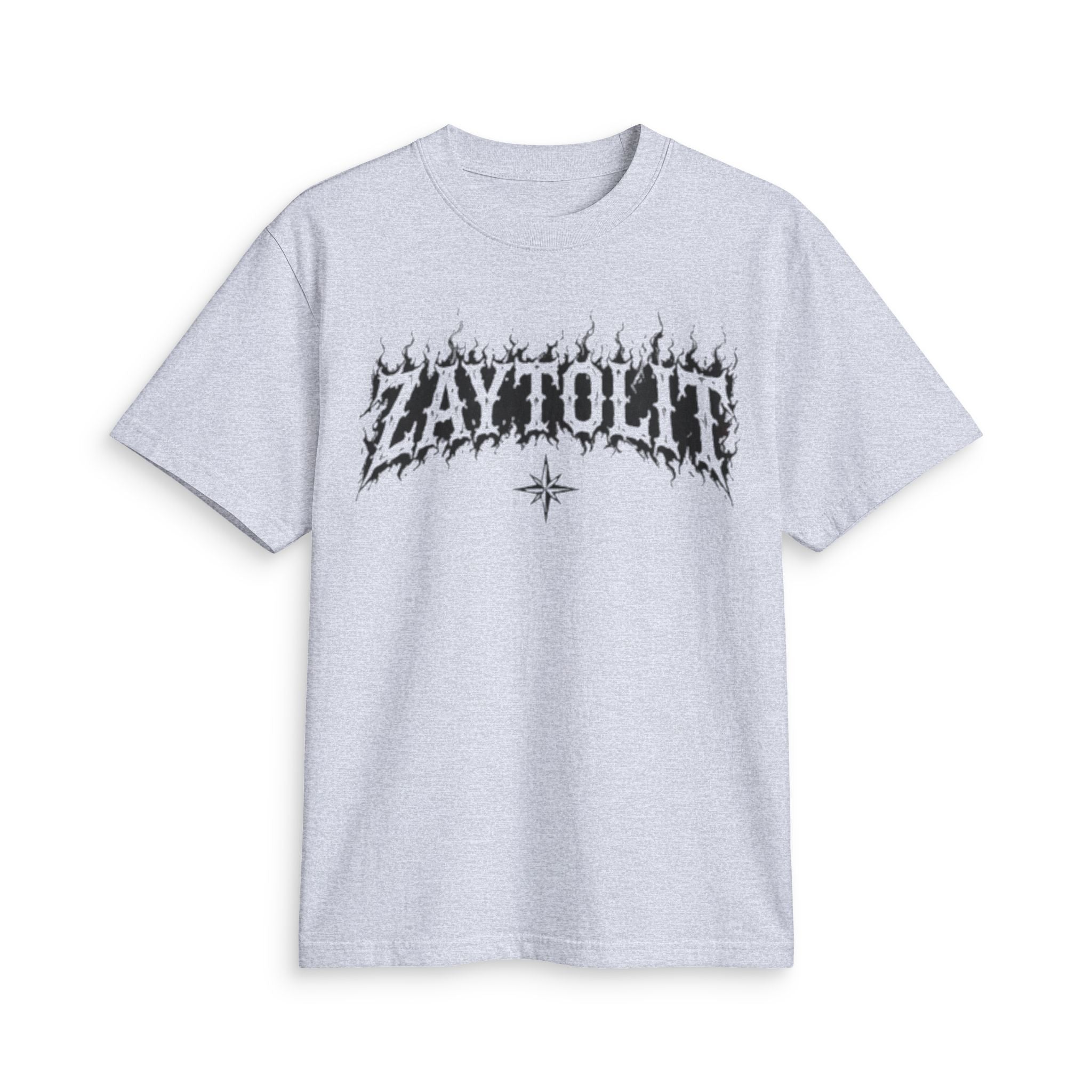 Flaming Skull 'Zaytolit' Graphic T-Shirt