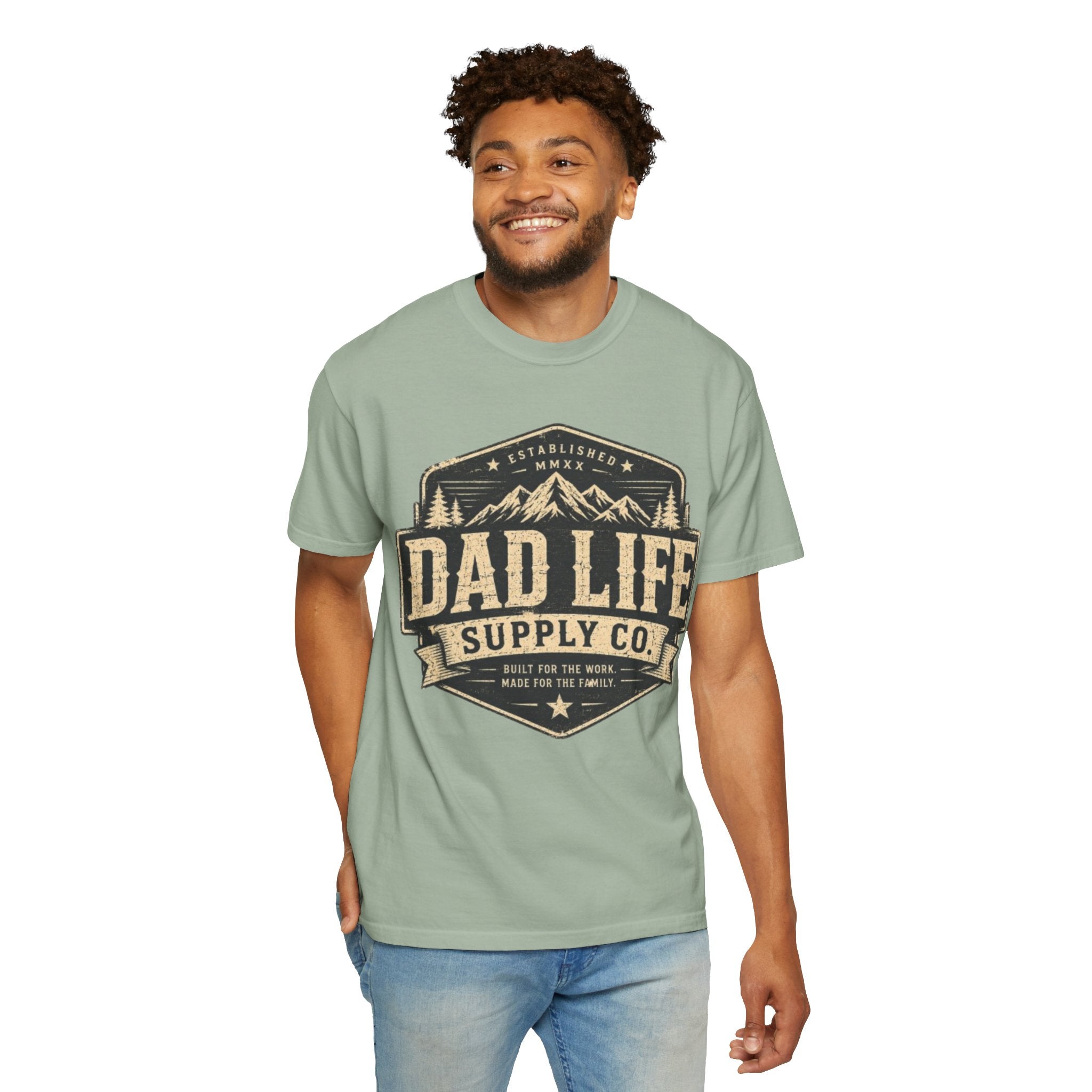 Dad Life Supply Co. T-Shirt — Vintage Outdoor Fathers Day Tee