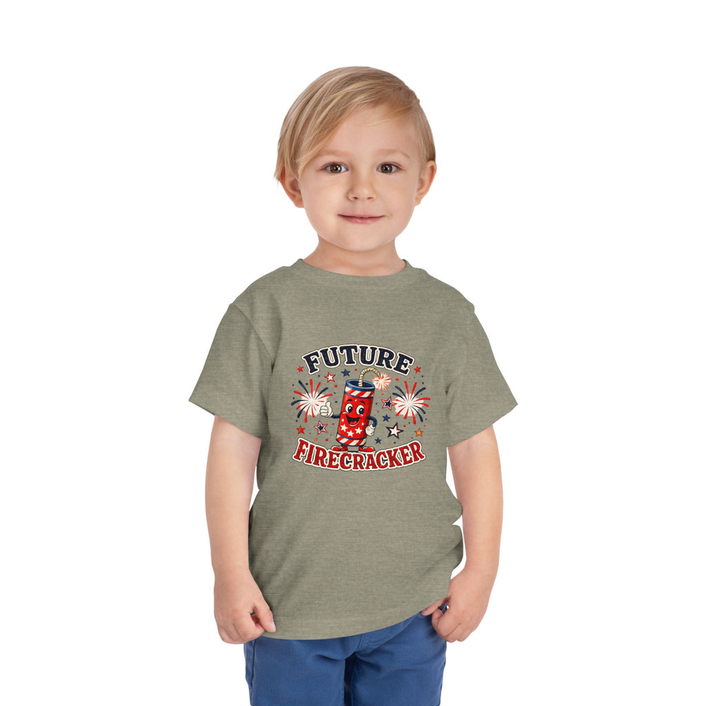 Future Firecracker Toddler Tee — Patriotic 4th of July Shirt