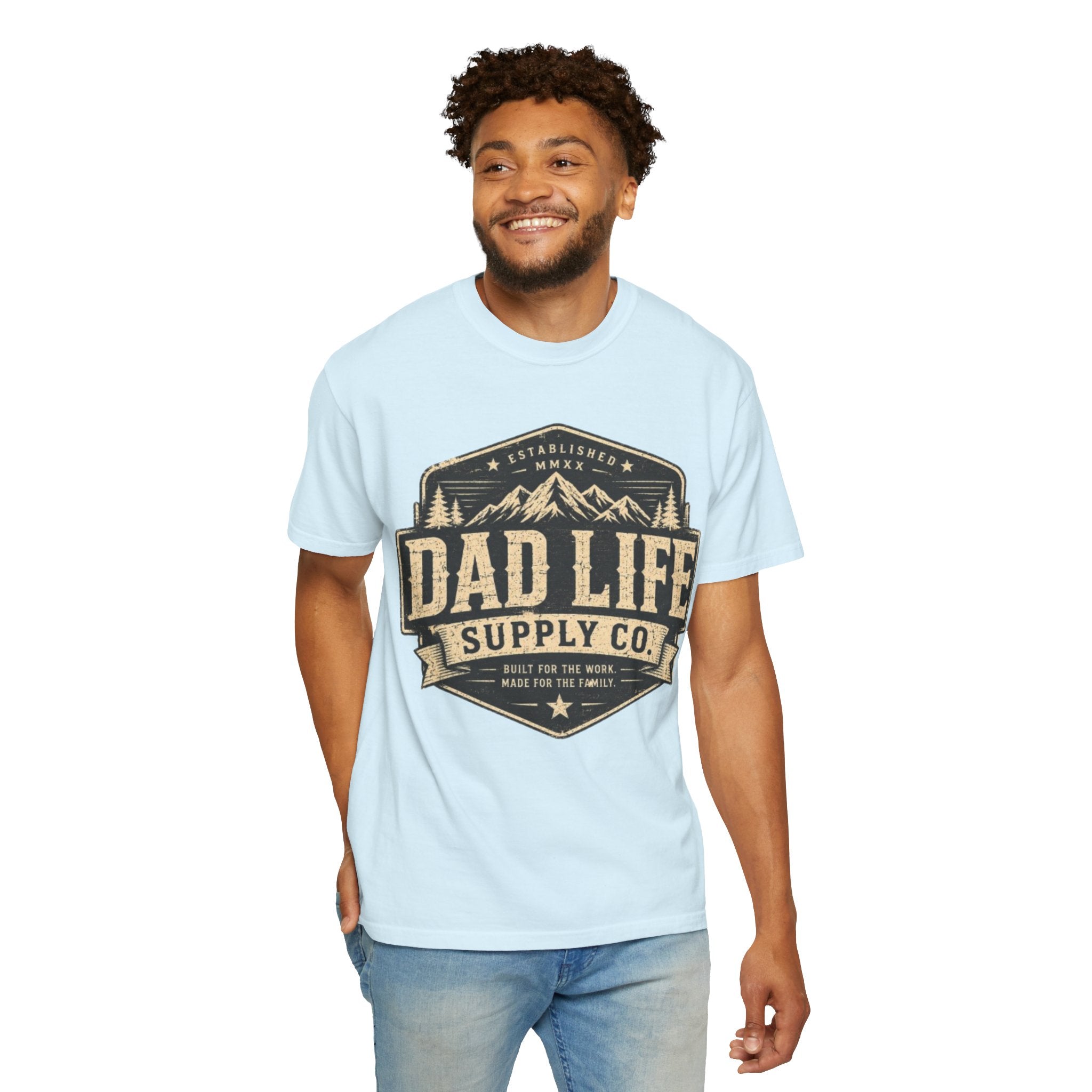 Dad Life Supply Co. T-Shirt — Vintage Outdoor Fathers Day Tee
