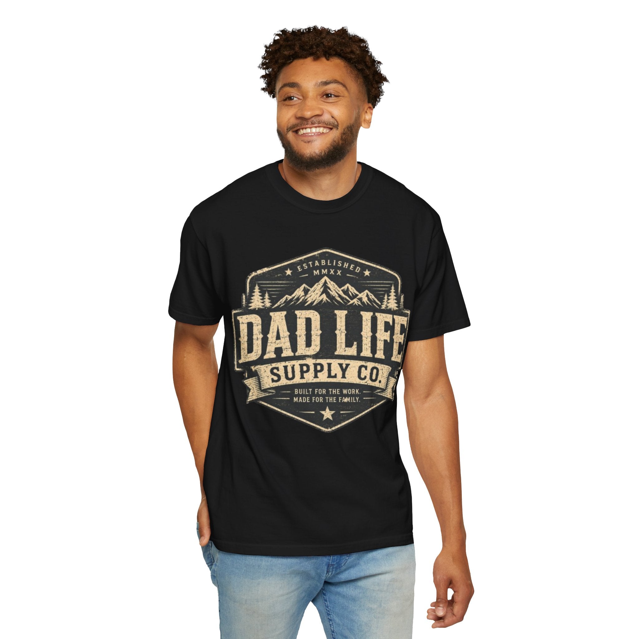 Dad Life Supply Co. T-Shirt — Vintage Outdoor Fathers Day Tee