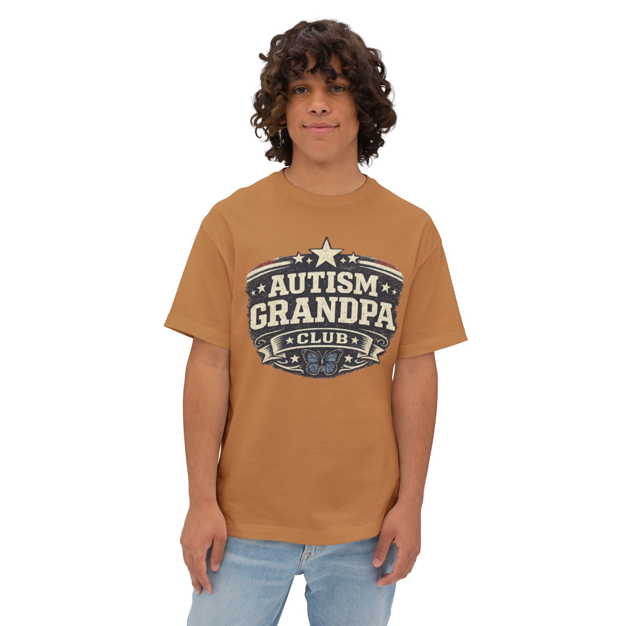 Autism Grandpa Club Tee — Vintage-Inspired Grandfather Pride T-Shirt
