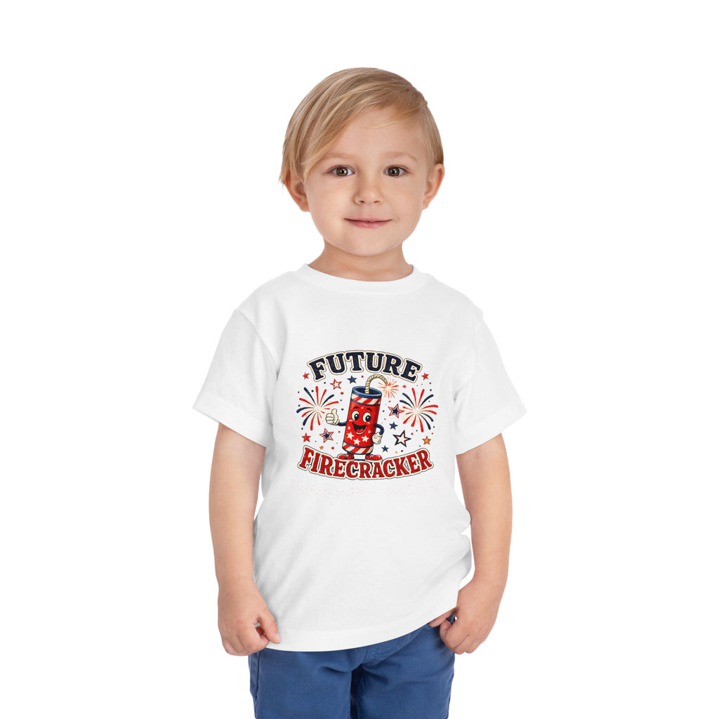 Future Firecracker Toddler Tee — Patriotic 4th of July Shirt