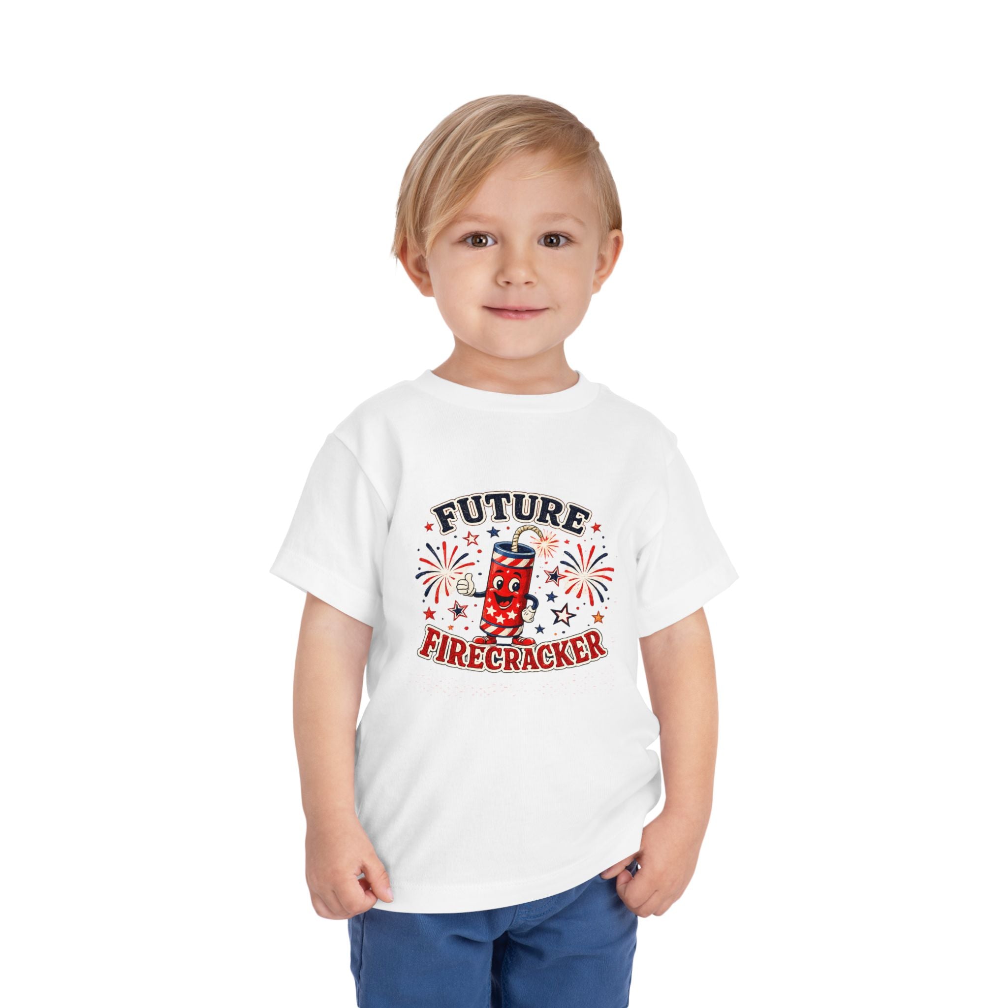 Future Firecracker Toddler Tee — Patriotic 4th of July Shirt